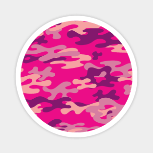 Pink Camouflage Magnet